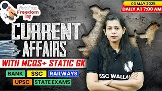 Current Affairs Today | 03 May Current Affairs 2025 | Daily Current Affairs | By Krati Mam