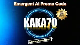 Emergent AI Promo Code 2025: KAKA70 (Sitewide Discount) Get Instant Savings on All Plans