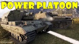 World of Tanks - POWER PLATOON! [2 SPG's, 10 KILLS, 10.000 DMG]