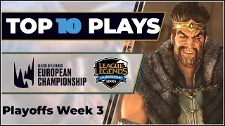Top 10 Plays: LEC & LCS Playoffs - Spring Split 2019 Week 3