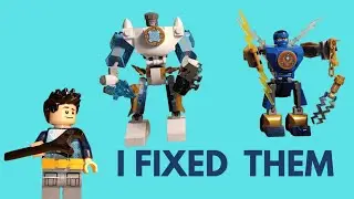 Fixing Jay's and Zane Mech from Ninjago Dragons Rising
