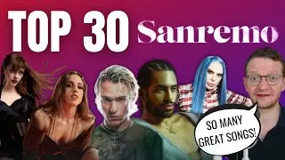 SANREMO 2024 - MY TOP 30 reaction - Italy Eurovision 2024
