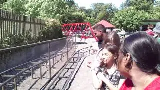2015 07 02 Hans and Amma at Joboland rollercoaster