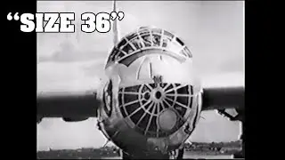 Size 36 - the Convair B-36 Peacemaker strategic bomber up close!