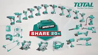 TOTAL TOOLS P20S 🔋 M&aacute;quinas a bater&iacute;a 20V