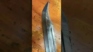 Massive Damascus Bowie Knife! #cutlery #blade #bowieknife #fixedblade #edc #collectibles #edcknife