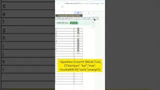Sparkline| Create a Progress Bar Chart inside a Cell 😊 in Google Sheets