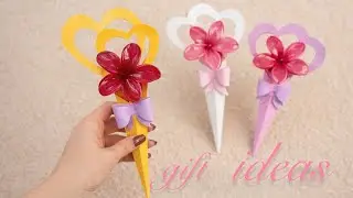 Easy DIY Flower Hair Clip Gift Idea 💕 | Trending Handmade Craft