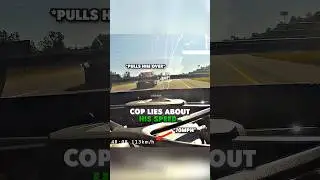 Cop Lies About His Speed 🤥 @AutoVlogOfficial
