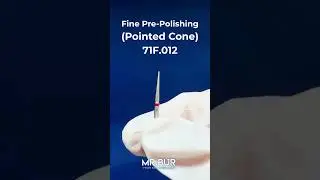 Fine Grit Pre-Polishing Pointed Cone Bur | Diamond Dental Bur