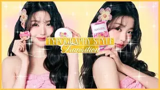 TYPOGRAPHY STYLE TRANSITION TUTORIAL ON VIDEO STAR | hollqn