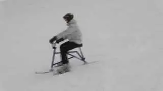 Skibob - difficult section 0012