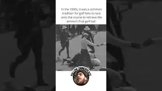 Why Did Fans Chase Golf Balls in the 1930s#daily #facts #history #peace #world #golf #sports #shorts