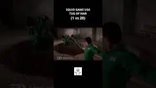 SQUID GAME USA TUG OF WAR 1 VS 20