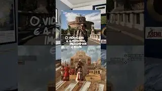 A imers&atilde;o do videogame em Roma! #roma #videogame #revisitando