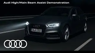 Audi High/Main Beam Assist Demonstration | ADAS Demo | HLG HDR | Remastered
