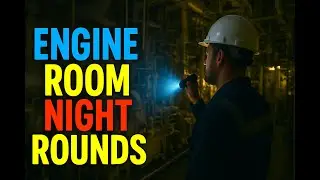 Marine Engineer on Duty | Daily Night Rounds at Sea