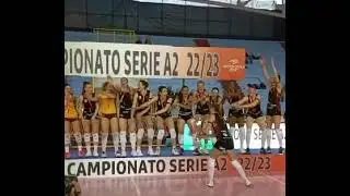 Roma Volley Club, Marta Bechis e le giallorosse festeggiano la vittoria della Serie A2