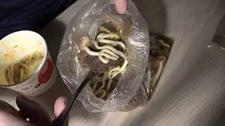 ASMR - TAIWAN BEEF NOODLE SOUP (A BIT MESSY NO BOWL) EATING SOUNDS