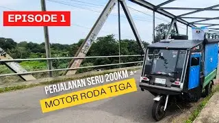 EPS 1 TRIP KE INDRAMAYU PANTAI CEMARA INDAH MENGGUNAKAN MOTOR RODA TIGA FULL KELUARGA