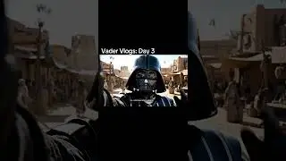 Vader Vlogs: Day 3 #ai #starwars #chatgpt #funny #viralvideo #darthvader