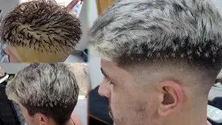 Como hacer mechas platinadas paso a paso.