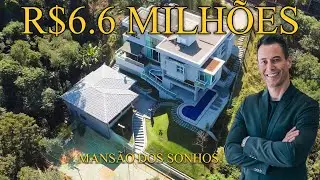 MANSÃO INÉDITA! Luxo Absurdo, Vista Surreal, bosque particular! A venda por R$6.600.000,00