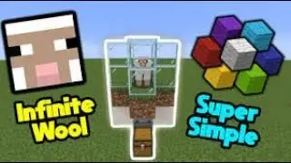 super easy wool farm Minecraft 1.17.1 java edition