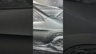 Blending quarter to save time on color matching #cars#automobile#collision#painting