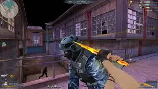 Global strike-Excalibur Gold in solo Knife !!!