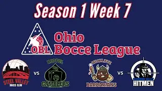 Ohio Bocce League Season 1 Week 7