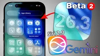 Вышла вторая бета-версия iOS 26.3! Что нового? + Siri 2.0 с Google Gemini и скоро выйдет iOS 26.2.1!