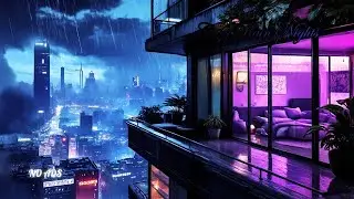 Chill Under Neon Rain &ndash; Urban Night Ambience for deep sleep