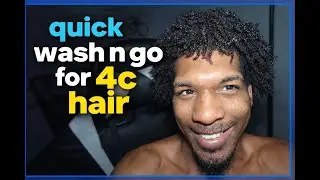 Quick Wash N Go Method 4c Hair!!