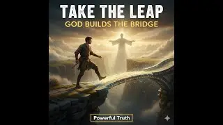 Take the Leap: Why God Builds the Bridge While You Walk (Powerful Truth)#WalkInFaith #GodWillProvide