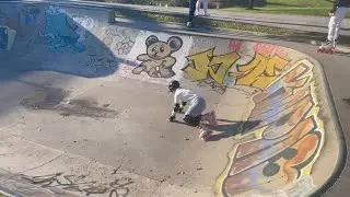 Muitos tombos nesse treino, #skatepark , @patinsnope10