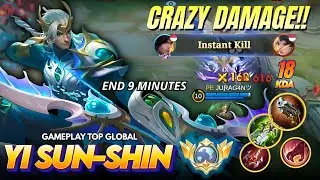 18 KDA + INSTANT KILL!! Yi Sun Shin Top Global Gameplay MLBB 