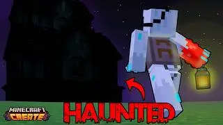 How I built a HAUNTED WITCH POTION FACTORY in the Minecraft Create Mod | Hallowen Build