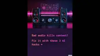 Three must-have AI audio tools