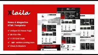 Xlaila - Blog & Magazine Bootstrap 4 Template | Themeforest Templates