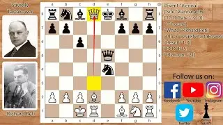 Mate in 11  | Richard Reti vs  Savielly Tartakower (1910) | Queen sac on 9th move