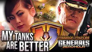 Boss General vs Tank General - Hard Difficulty with Commentary | C&C Generals Zero Hour