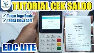 Coba Tes Cek Saldo Di MESIN EDC Mini ATM LITE M3P, Transaksi Detikan 🔥 || @LapakBangRoy  || Part 3