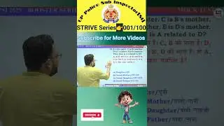 Reasoning by #piyushvarshney sir #bloodrelationquestions #upsi2025 #ssccgl #upconstable2025