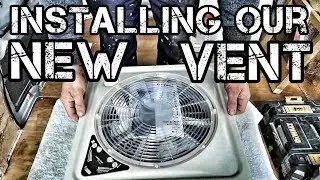 EP.7 - Fiamma Turbo Vent Premium Install .... in the RAIN! Oh dear...