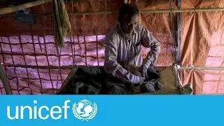 Refugee father built a house in 2 days | UNICEF