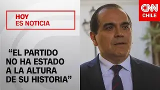 Carlos Maldonado explica su renuncia al Partido Radical tras 35 a&ntilde;os de militancia