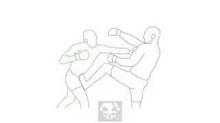 Israel Adesanya&rsquo;s rear straight to the body vs Sean Strickland&rsquo;s lead leg teep