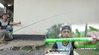 Review Alpha Pole, Joran Tegek Ros Pendek Ringan dari Sabpolo