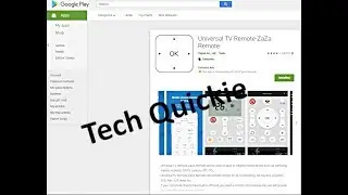 Tech Quickie ZaZa Remote App | A Great App For Phones With An IR Blaster!